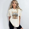 Simply Sage Market Women's Yellowstone Cowboy Ranch Short Sleeve Garment Dyed Tee - 2 of 3