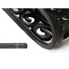 RugSmith Black Moulded Trellis Half-round Rubber Doormat Doormat - 4 of 4