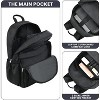 Hachikiko 15.6 Inch Water Resistant Backpack,Multi-Pocket School Backpack for Teens, College Bookbag, Travel Carry On, Work Daypack - 4 of 4
