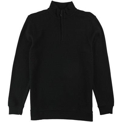 Tasso Elba Mens Quarter-zip Pullover Sweater