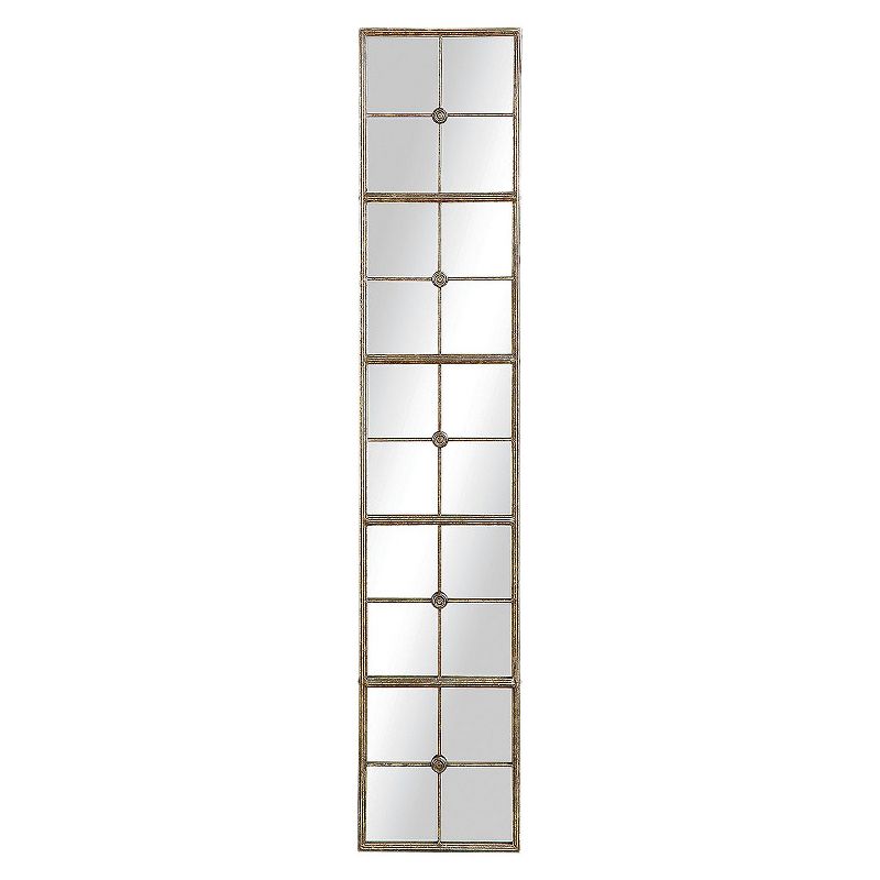 13.5&#34; x 65&#34; Metal Framed Wall Mirror Gold Finish - Storied Home, 1 of 12
