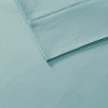 Elegant Cotton Blend Solid Sateen Sheet Set, All Season Bedding Set, Cozy Home Textile fits Lux Bedroom Decor - 4 of 4