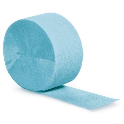 Blue and White Crepe Paper Streamers (2 Rolls Each Color) MADE IN USA!