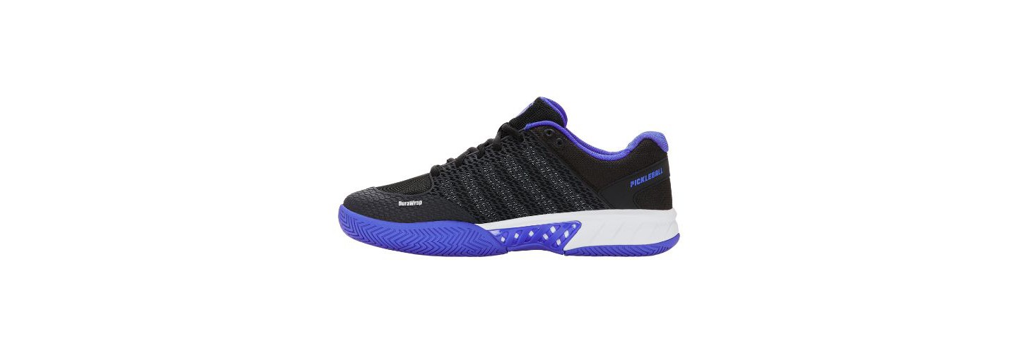 Мужские кроссовки K-Swiss Express Light 2E Pickleball Shoe (Black/White/Dazzling Blue)., цвет: Чёрный — фото 5