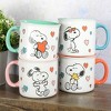 Peanuts Mothers Love 4-Pack Large 21oz Camper Stoneware Mug Set - image 3 of 4