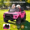 24V Kids Ride On Truck Car with Remote Control, Two Seater, LED Lights, MP3, Bluetooth, Spring Suspension - 2 of 4