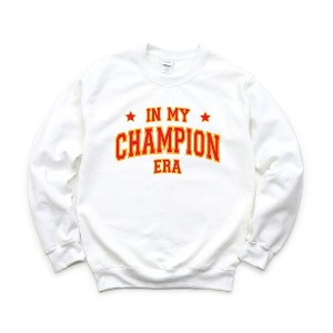 Simply Sage Market Women's Graphic Sweatshirt Red In My Champion Era - 1 of 2