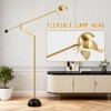 GTCLIGHTING Gold LED Floor Lamps for Living Room,Arc Floor Lamps with Adjustable Metal Shade&Marble Base,61" Mid Century Floor Lamp for Bedroom Office - 2 of 4