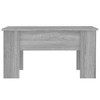 vidaXL Coffee Table Gray sonoma Engineered wood Compact - 3 of 4