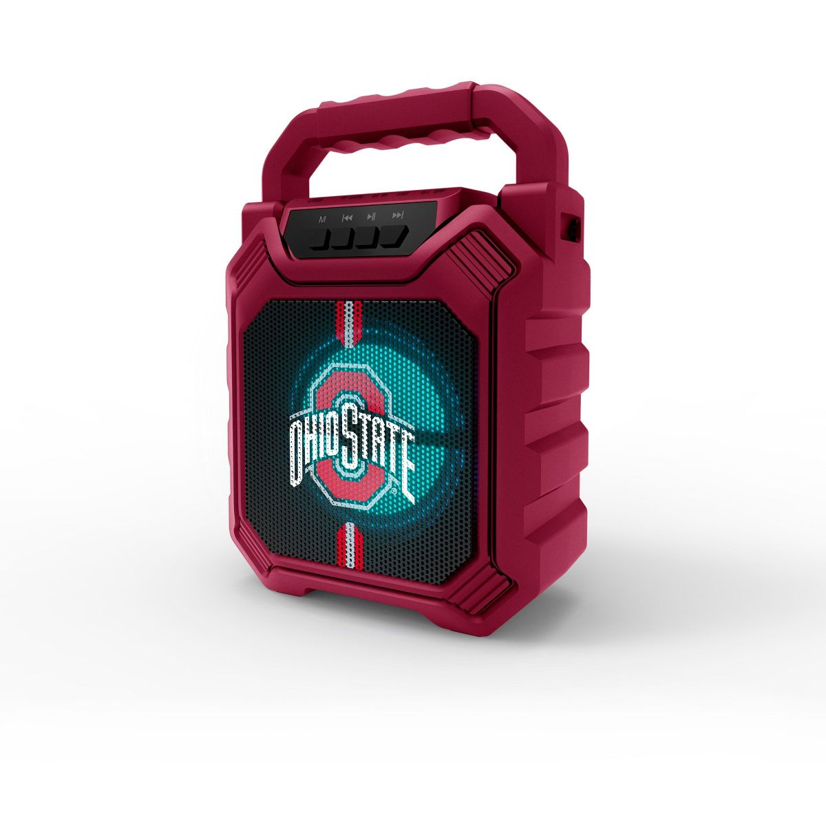 SOAR Collegiate LED ShockBox Wireless Bluetooth Speaker with FM radio- Ohio State Buckeyes