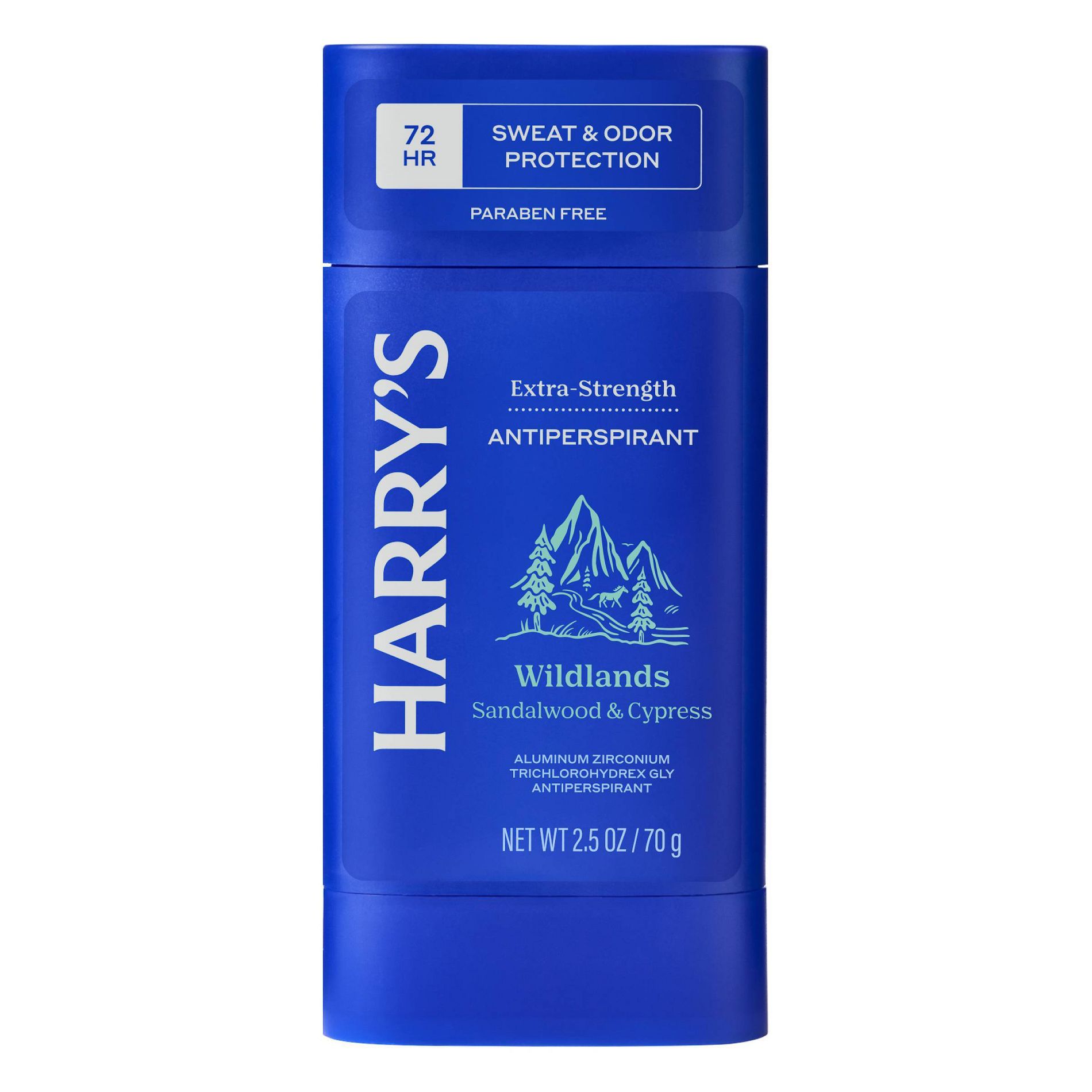 Harry's Wildlands Extra-Strength Solid Antiperspirant Stick for Men Woodsy Scent - 2.5oz