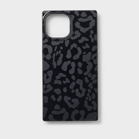 Apple Iphone 15/iphone 14/iphone 13 Square Case With Magsafe - Heyday™  Black Leopard : Target