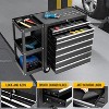 Karl Home 7-Drawer Rolling Tool Chest with Side Shelves - 4 of 4