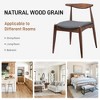 Sapphtopaz Set of 2 Chair Dining Chairs Wood Upholstered Chair with Ergonomic Backrest Kitchen and Dining Chairs for Living Room, Bedroom - 3 of 4