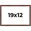 PosterPalooza | Classic Modern Brown Picture Frame - UV Acrylic, Backing Board, Hanging Hardware Included - 2 of 4