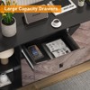 55.1 Inch 3 Drawer Storage Cabinet with Adjustable Shelf & Doors, Modern Sideboard Buffet Cabinet with Storage - 3 of 4