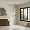 YAWWALK Ceiling Mount 10 and 6 in. Dual Round Shower Head and Handheld Shower Head - 2 of 4