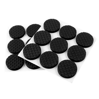 Unique Bargains Eva Square Self-Stick Non-Slip Anti-Scratch Floor Glide Furniture Pads Black 1.5 x 1.5 x 0.16 8 Pcs