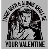 Men's Star Trek: The Original Series Spock Always Shall Be Valentine Pull Over Hoodie - 2 of 4