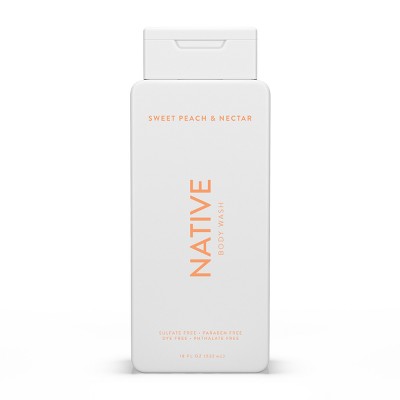 Native Body Wash - Sweet Peach &#38; Nectar - Sulfate Free - 18 fl oz_3