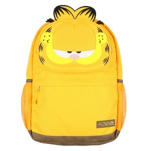 Intimo Garfield Backpack 3D Face Pop-Out Orange Tabby Travel Daypack Laptop Book Bag Orange - 1 of 4