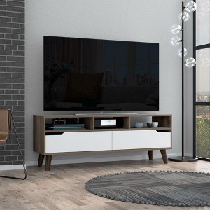 NicBex TV Stand Modern Entertainment Center with 2 Flexible Drawers Media Console with Open Shelves for Living Room - 1 of 4
