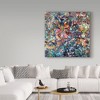 Trademark Fine Art -James W. Johnson 'Fragmenting Heart' Canvas Art - 3 of 3