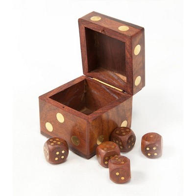 Matr Boomie 5 Dice Box Set - Handcrafted Wood