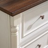 Angel Sar 6-Drawer Rustic Farmhouse Dresser Chest with Wooden Base, Solid Wood Storage Cabinet for Bedroom or Living Room - 4 of 4