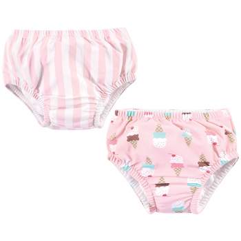 Hudson Baby Infant And Toddler Girl Swim Diapers, Daisy, 6-12