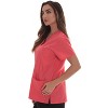 Just Love Solid Scrub Top for Women with Pockets and V-Neck - Comfortable and Professional Medical Uniform - 2 of 3