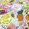 Wrapables Waterproof Vinyl Stickers for Water Bottles, Laptop, Phones, Skateboards, Decals for Teens, 100pcs, Groovy Pink & Yellow - 4 of 4