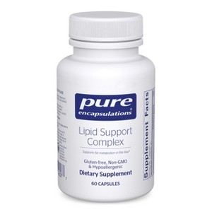 Pure Encapsulations Lipid Support Complex - Liver Supplement to Support a Healthy Liver & Lipid Metabolism Levels - 60 Count - 1 of 4