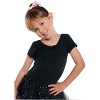 Girls Leotard Dress Danz N Motion 293 Madeline Sparkle Skirt Short SLeeve - 4 of 4