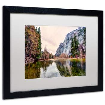 Trademark Fine Art -David Ayash 'Yosemite Valley' Matted Framed Art