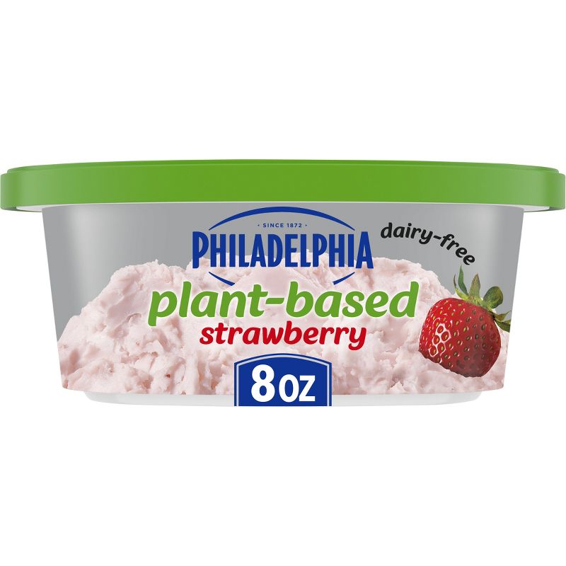 Philadelphia Plant Based Strawberry Cream Cheese - 8oz, 1 of 9