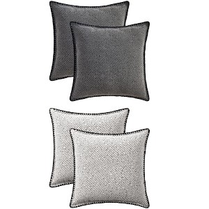 REGALWOVEN 4 Pcs Soft Cozy Chenille Throw Pillow Covers for Home Sofa Bench - 1 of 4
