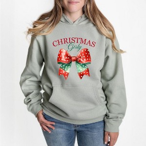 Simply Sage Market Women's Graphic Hoodie Coquette Christmas Girly - 1 of 2