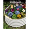 Galvanized Steel Raised Garden Bed, Modular Expandable Planter Box with Open-Base Design, Rust-Proof for Outdoor Vegetables & Flowers - 3 of 4