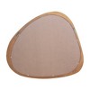 45 Inch Solid Wood Mirror, Asymmetrical Wall Mirror with Wooden Framed, Large Sized Dressing Mirror - 4 of 4