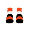 NCAA Oklahoma State Cowboys Neapolitan Stride Fuzzy Socks: Ankle Knit Striped Design - 2 of 3