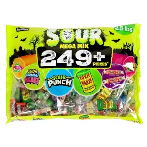 Frankford Sour Mega Brands Halloween Candy Mix Bag - 40oz/249+pcs