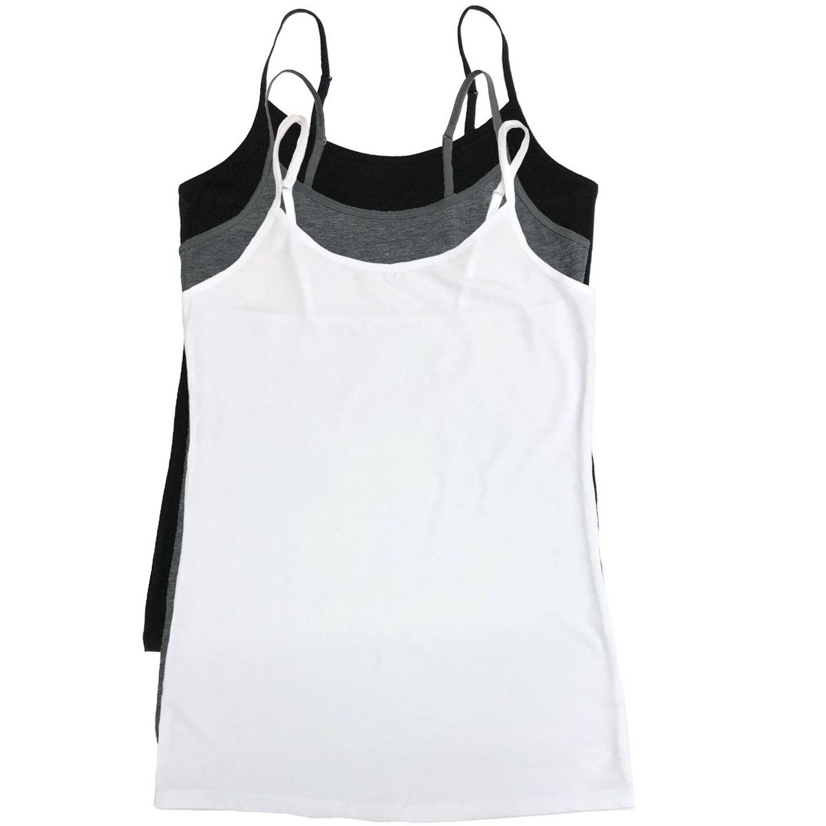 Women's Cotton Modal Stretch Camisole 3-Pack - Soft, Comfortable, Lightweight, Layering - Felina - thumbnail 7