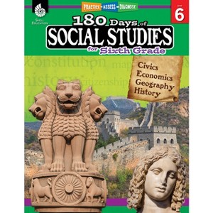 180 Days(tm) Social Studies for Sixth Grade - (180 Days of Practice) by  Kathy Flynn & Terri McNamara & Marla Tomlinson (Paperback) - 1 of 1