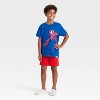 Boys' Marvel Spider-Man Graphic Short Sleeve T-Shirt - Royal Blue - 4 of 4