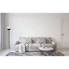Elegant Lighting Eclipse 1 Light Black Floor Lamp With Frosted White Glass - 2 of 4