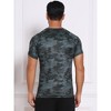 INSPIRE CHIC Men's Workout Stretch Crew Neck Short Sleeve Sport Running T-Shirts - 3 of 4