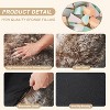 Bean Bag Chair, Faux Fur Bean Bag Chairs for Adults, Kids Bean Bag Couch with Armrest, Soft Foam Filled Fluffy Couch Lazy Sofa Chair - 3 of 4