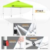 EAGLE PEAK 10x10 Pop Up Canopy Instant Tent w/ 4 Weight Bags - 4 of 4