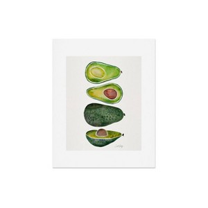 Cat Coquillette Avocado Slices Wall Art Print Green - society6 - 1 of 4
